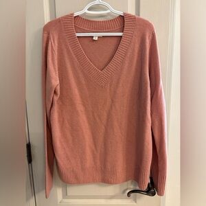 NWT Goodthreads Dust Rose Large Sweater